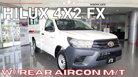 hilux fx|Toyota Hilux 2.4 FX 4x2 MT (w/ rear A/C) 2024.